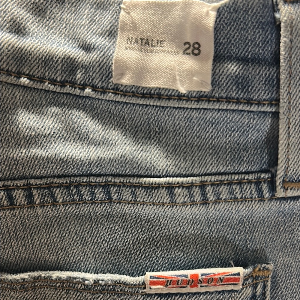 Hudson Jeans Blue Denim with Vintage Wash